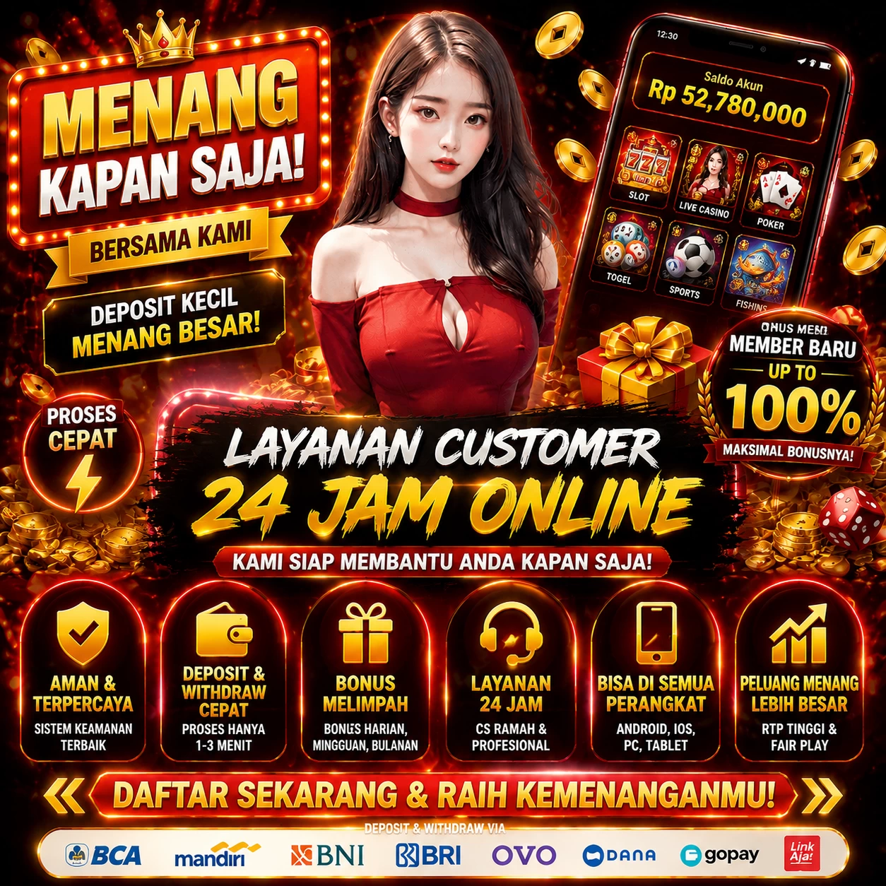 Proses download APK di browser Chrome Android